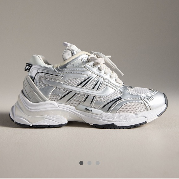 Ash Women´s Metallic Silver Sneakers